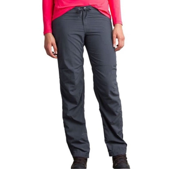 ExOfficio Women’s Mid-rise Drawstring Insect Repellent Adjustable Pants Size 12 - Picture 1 of 11